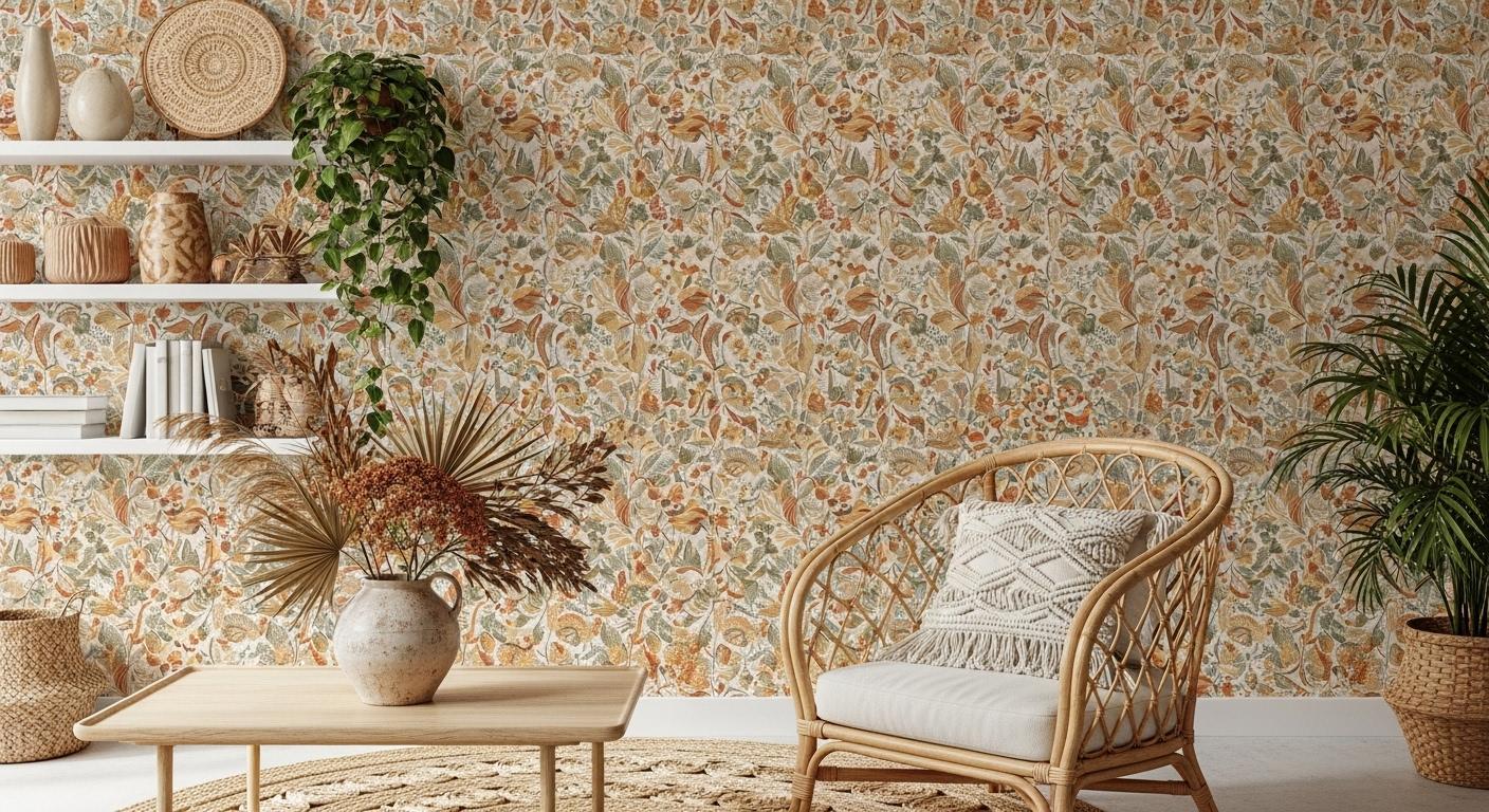 Comment le papier peint sublime la déco bohème dans votre intérieur ...